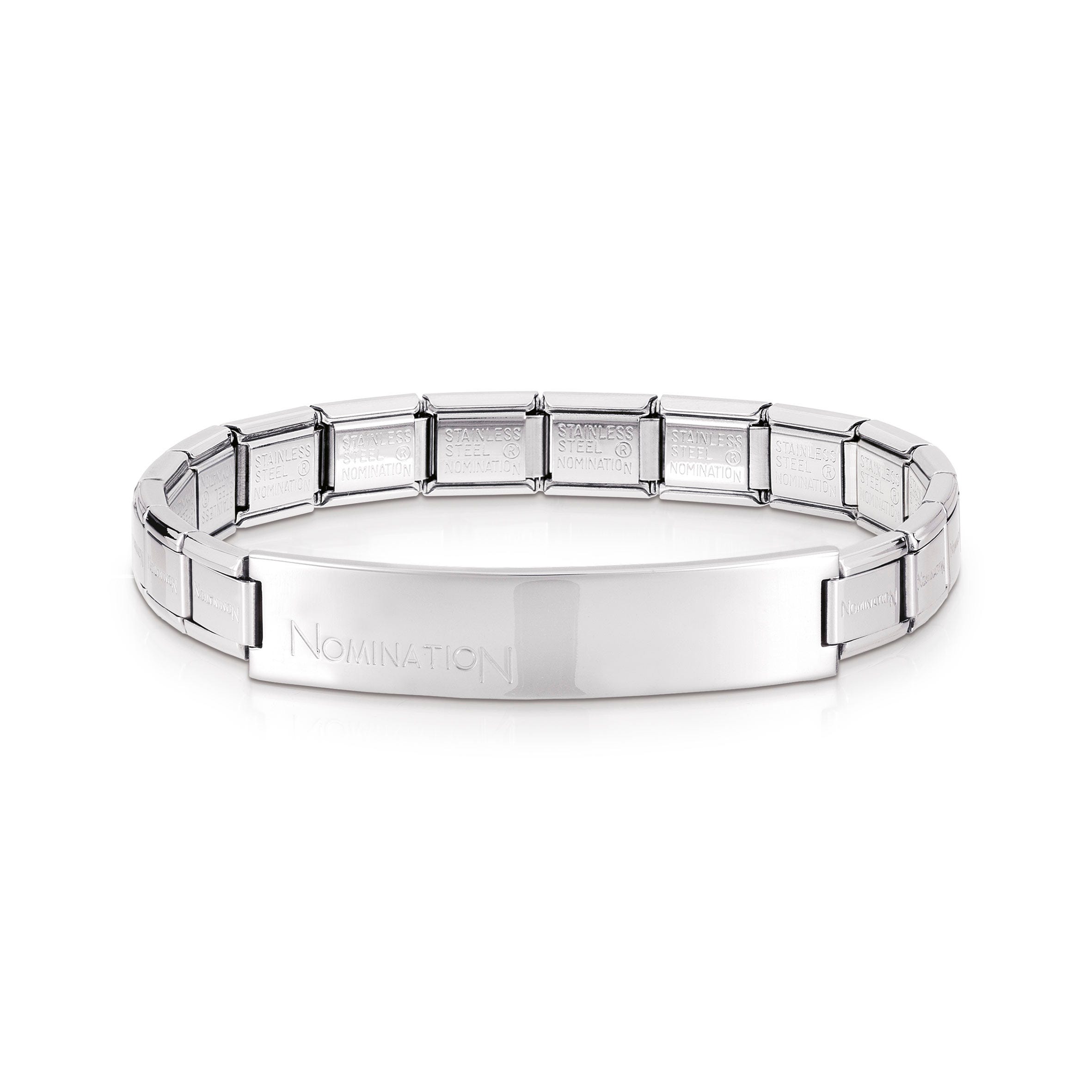 Nomination Bracciale Trendsetter placca in acciaio
