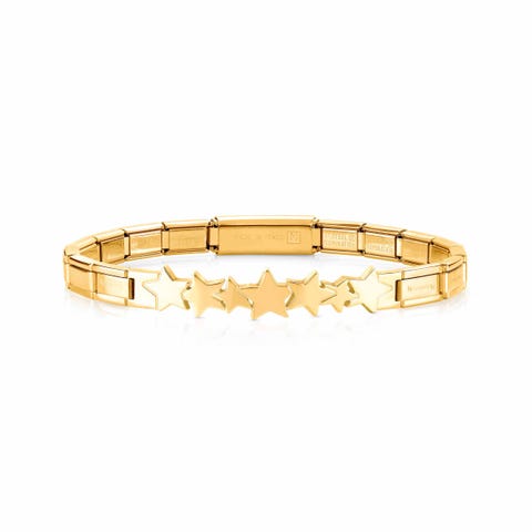 Bracciale Trendsetter con Stelle colorate Bracciale in Acciaio con finitura in PDV