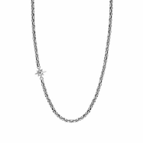 Atlante Necklace for Him with Wind Rose Necklace with nautical symbol in stainless steel