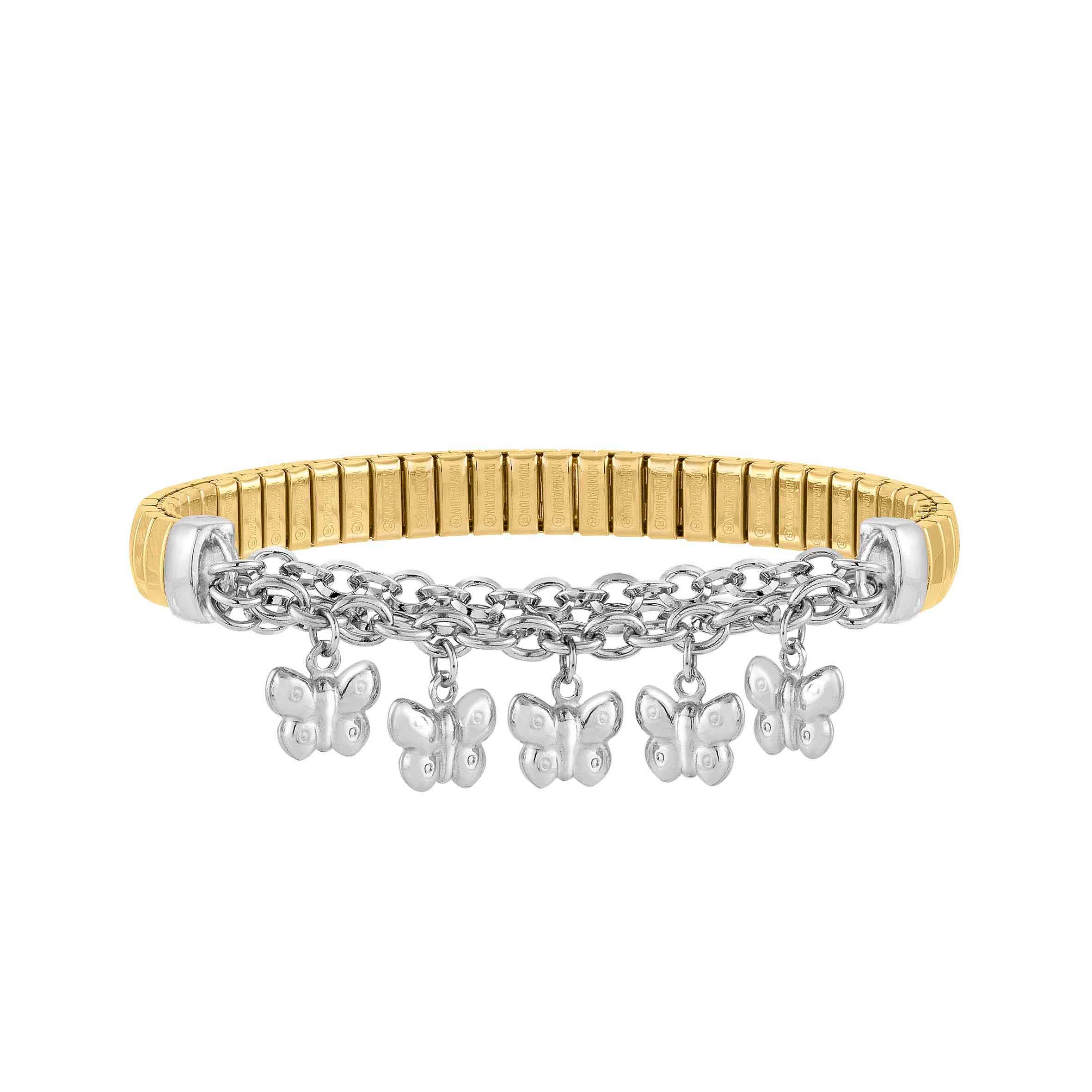 Nomination Bracciale estensibile MIXIT con Farfalle