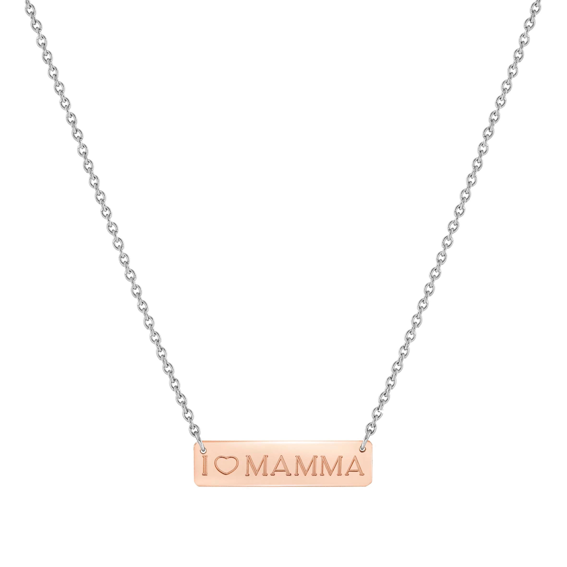 Nomination Collana BELLA LA VITA targa Ti voglio bene Mamma