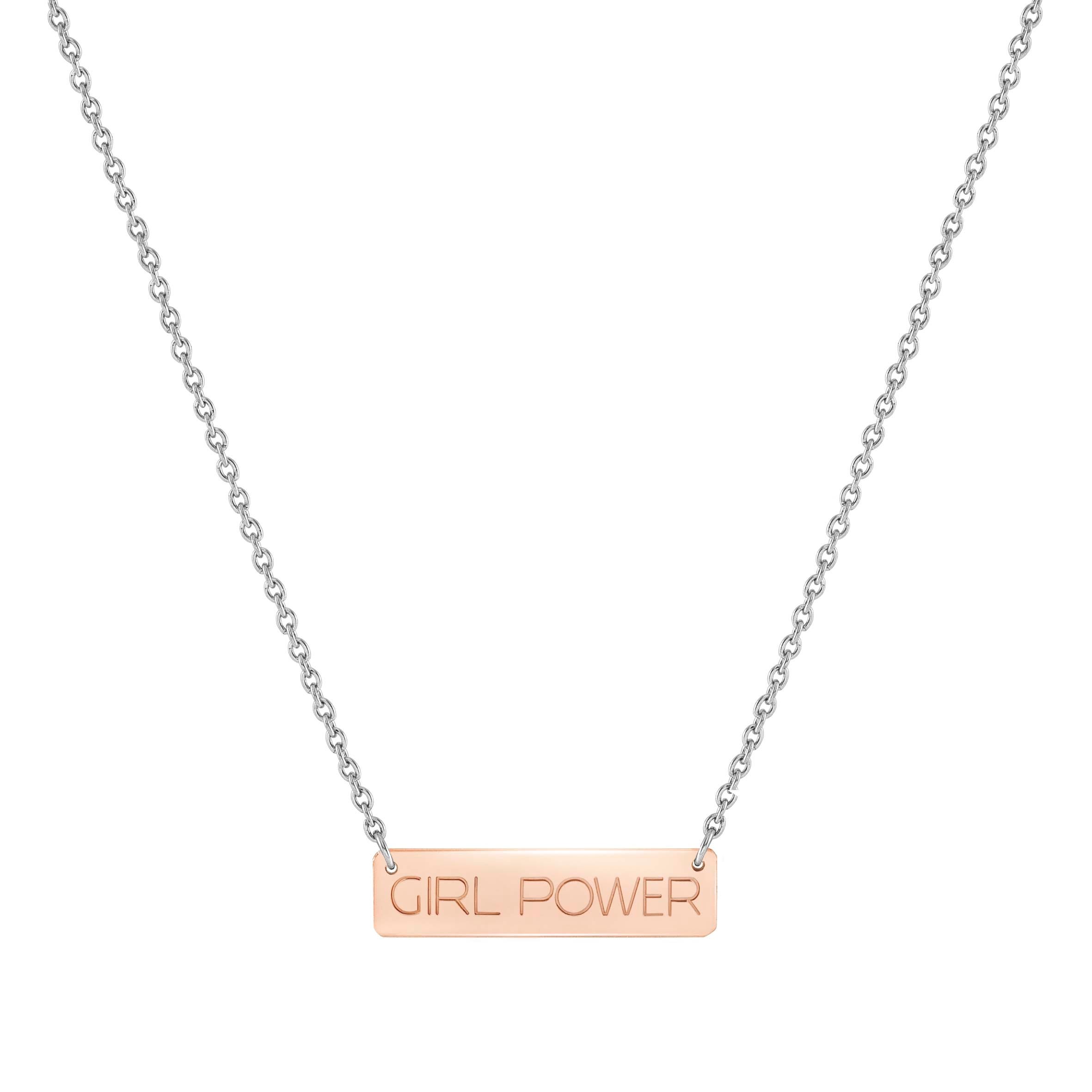 Nomination Collana BELLA LA VITA con targa Il Potere delle Ragazze