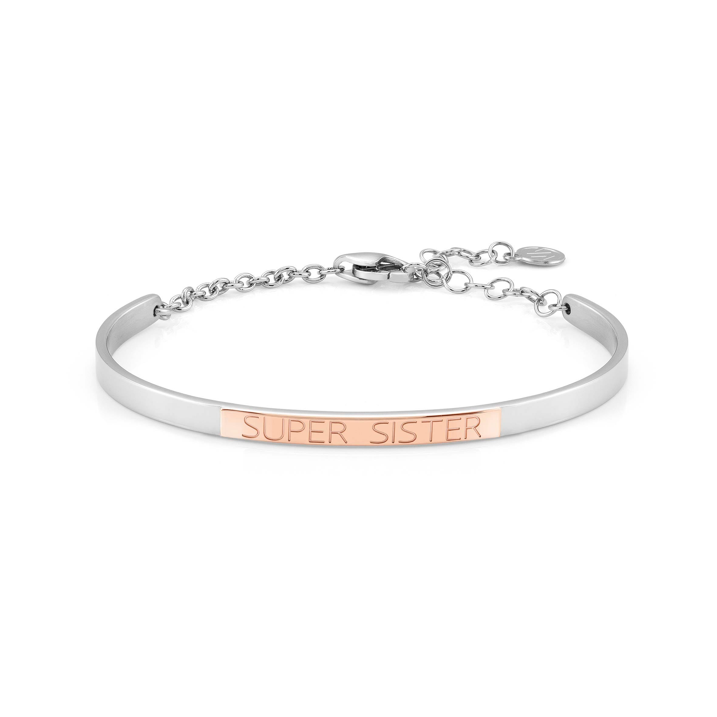 Nomination Bracciale Rigido BELLA LA VITA con targa Sorella Super
