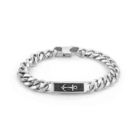 InstinctStyle Marina Bracelet with Anchor Stainless steel bracelet with symbol