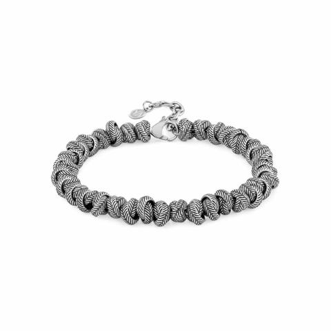 InstinctStyle bracelet in antiqued steel Bracelet in stainless steel