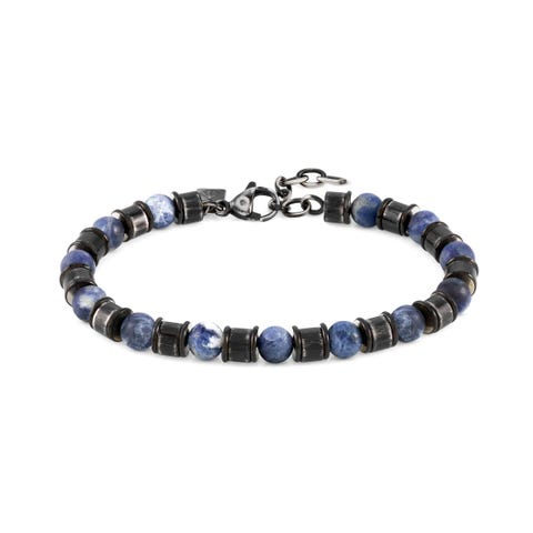 Instinct bracelet, stainless steel, vintage effect Vintage effect bracelet with stones