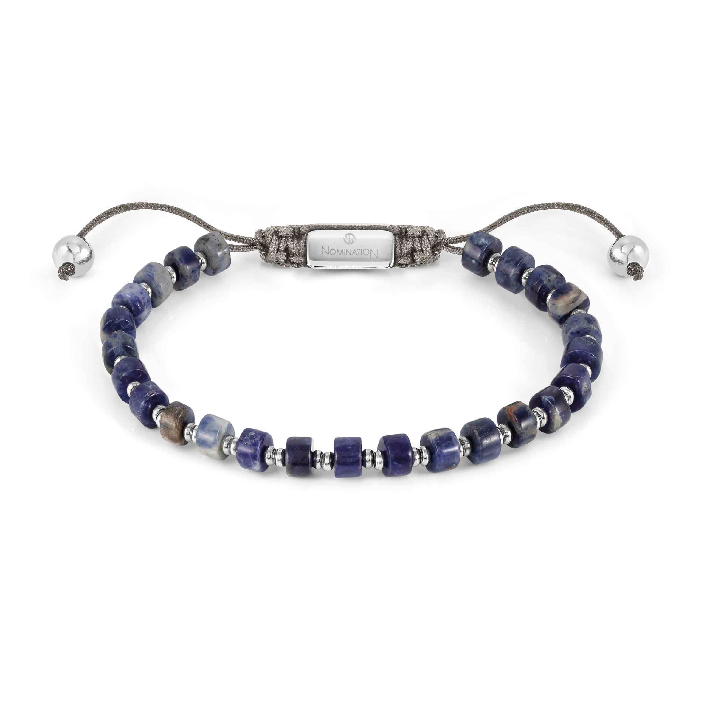 Nomination Bracciale INSTINCTSTYLE con pietre e dettagli acciaio