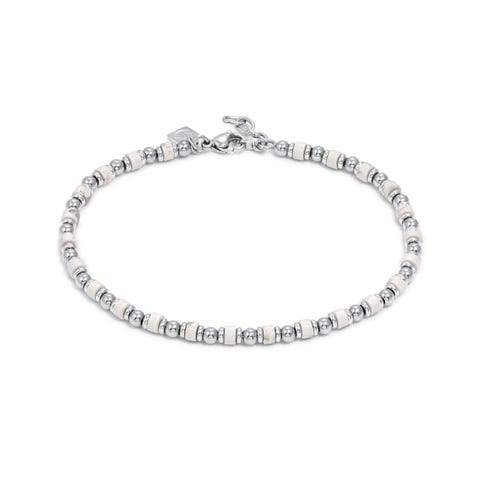 Stainless steel InstinctStyle Sea Ed. ankle bracelet, White Turquoise Stainess steel anklet