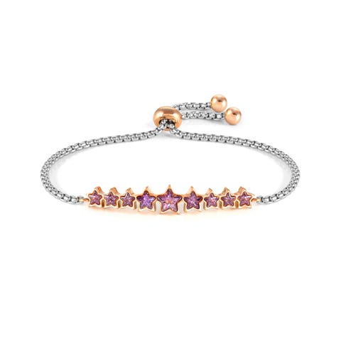 Milleluci bracelet, Star crystals Milleluci Colour Edition bracelet with coloured crystals