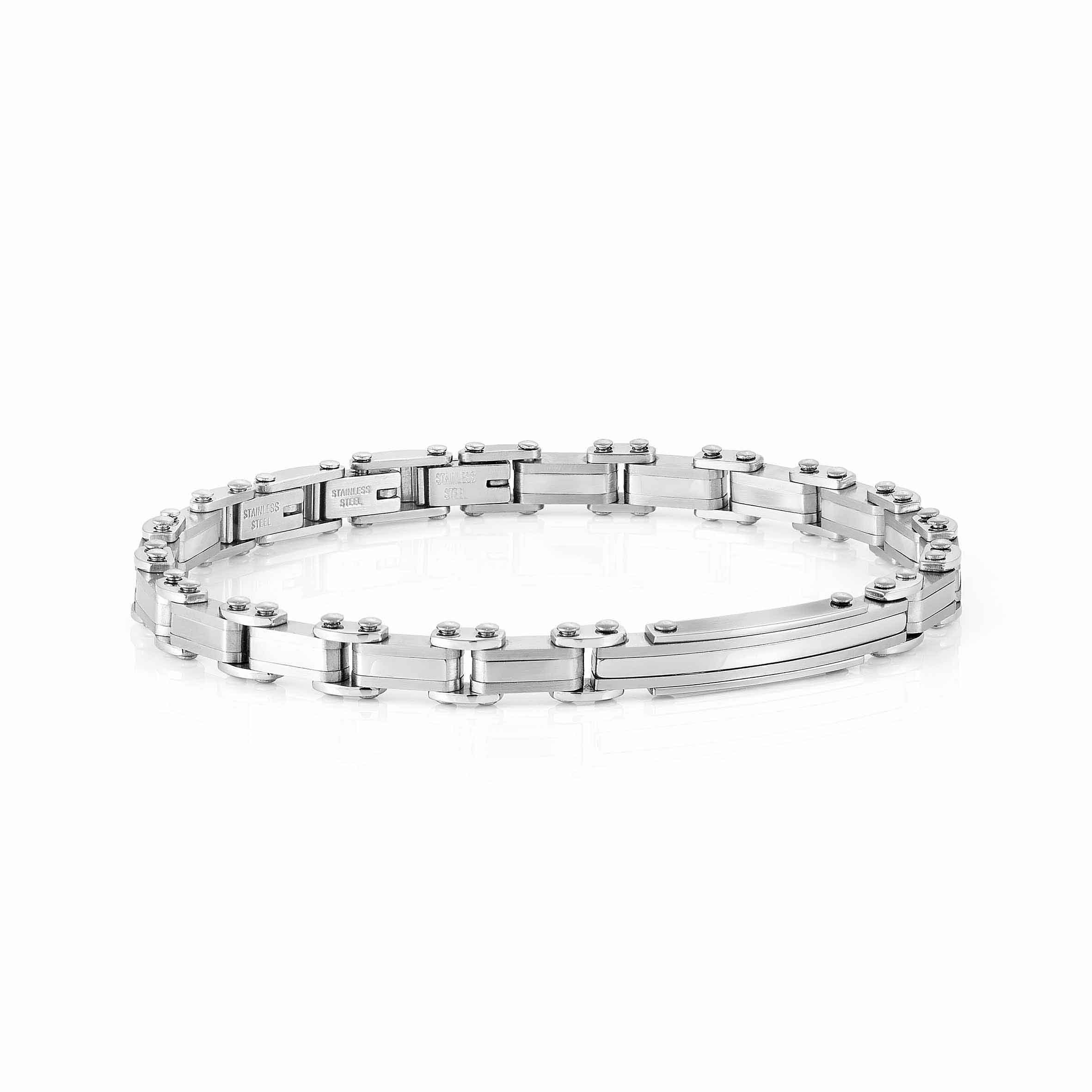 Nomination Bracciale in Acciaio con placca STRONG