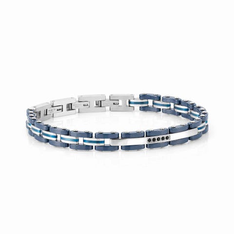 STRONG big bracelet Men’s bracelet with Cubic Zirconia