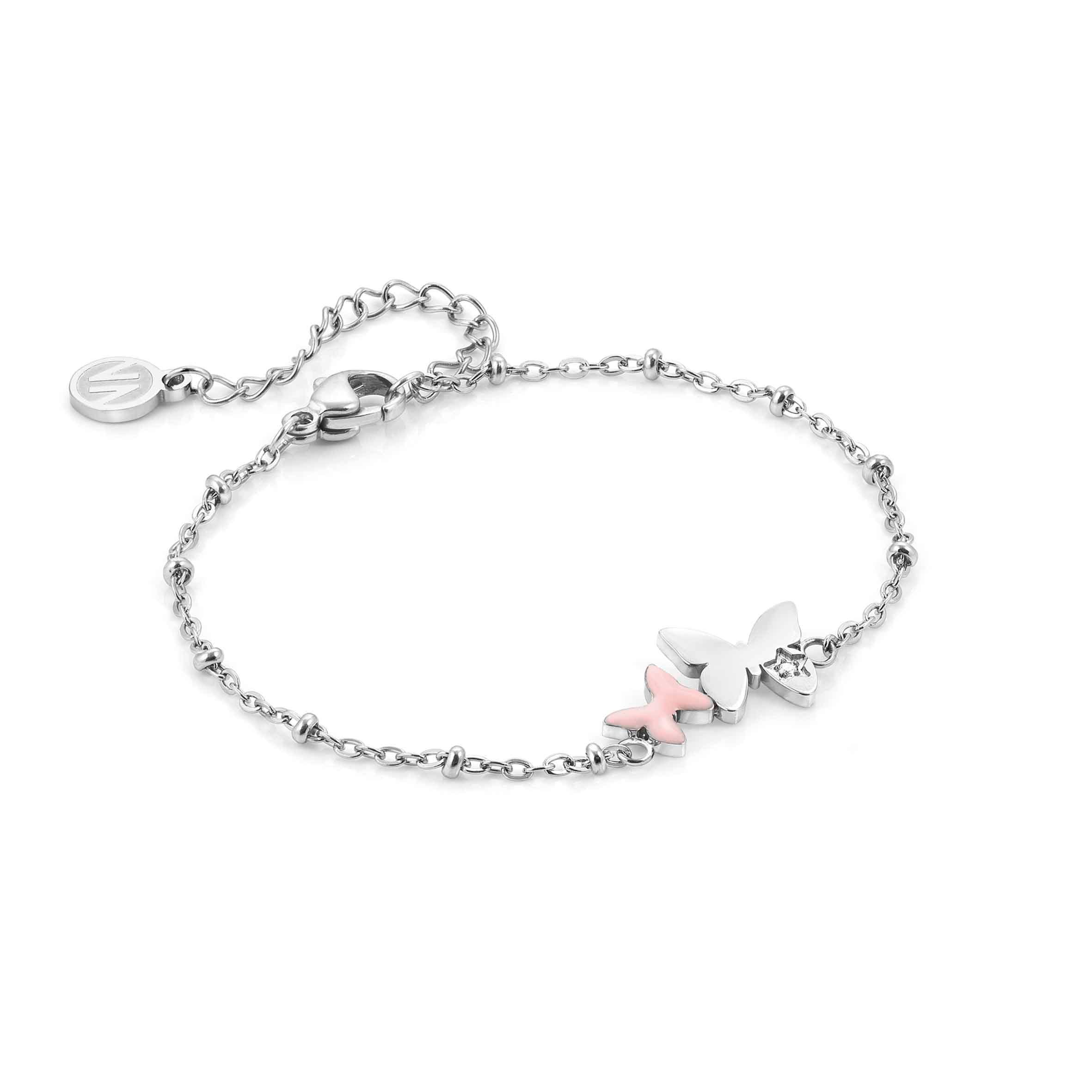 Nomination Bracciale Happyworld Farfalle con Smalto