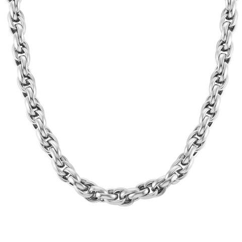 Silhouette chain necklace Stainless steel chain necklace