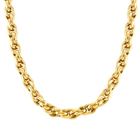 Silhouette chain necklace Stainless steel chain necklace