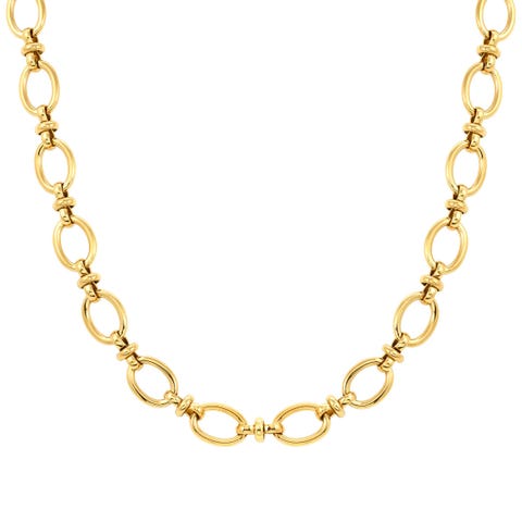 Short Affinity chain necklace Stainless steel necklace
