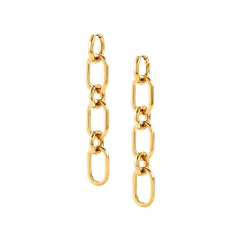 Boucles d’Oreille chaîne Drusilla Boucles d’oreille longues en Acier