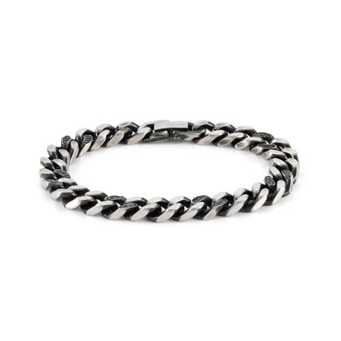 Armband B-Yond in Flechtoptik Armband in Edelstahl mit Cubic Zirkonia