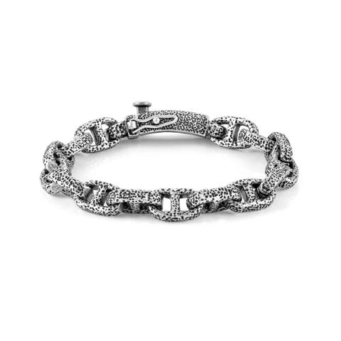 Armband B-Yond mit Vintage Optik Armband in Edelstahl mit Vintage Effekt