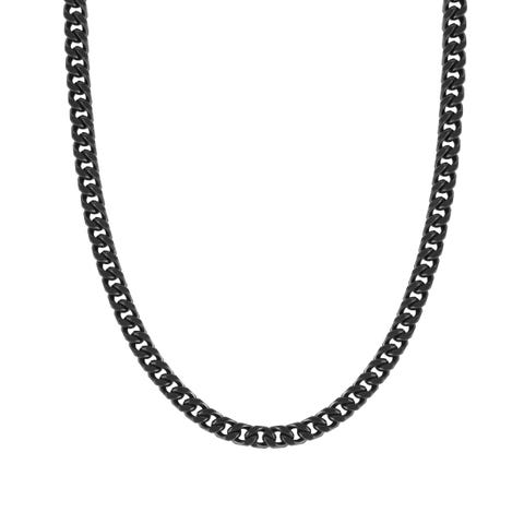 B-Yond necklace, Matte Black Stainless steel necklace
