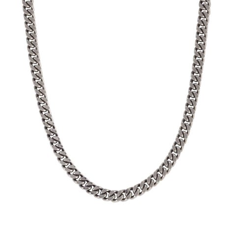 B-Yond Necklace, Vintage Stainless steel necklace, aged effect