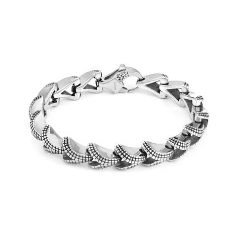 Armband Herren mit Flechtmuster Kette Armband für Ihn mit Veredelung