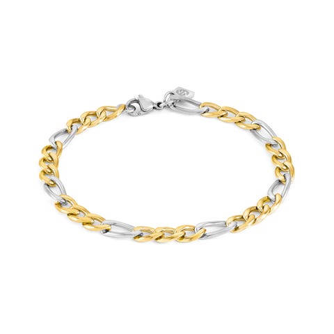 Armband für Ihn in Edelstahl Breites Ketten Armband für Ihn 