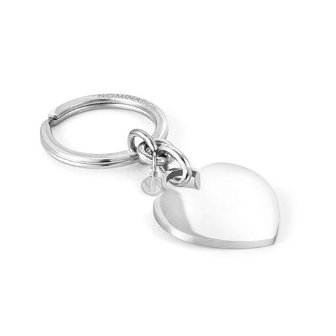 Made For You Heart Key Ring Key ring in stainless steel, can be personalised
