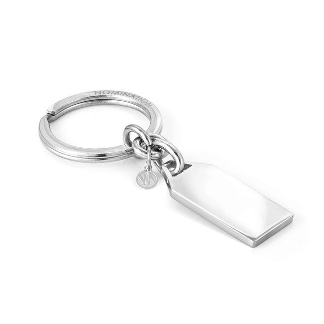 Blank Metal Keychain Tag Pendant Blank Rectangle Keychain