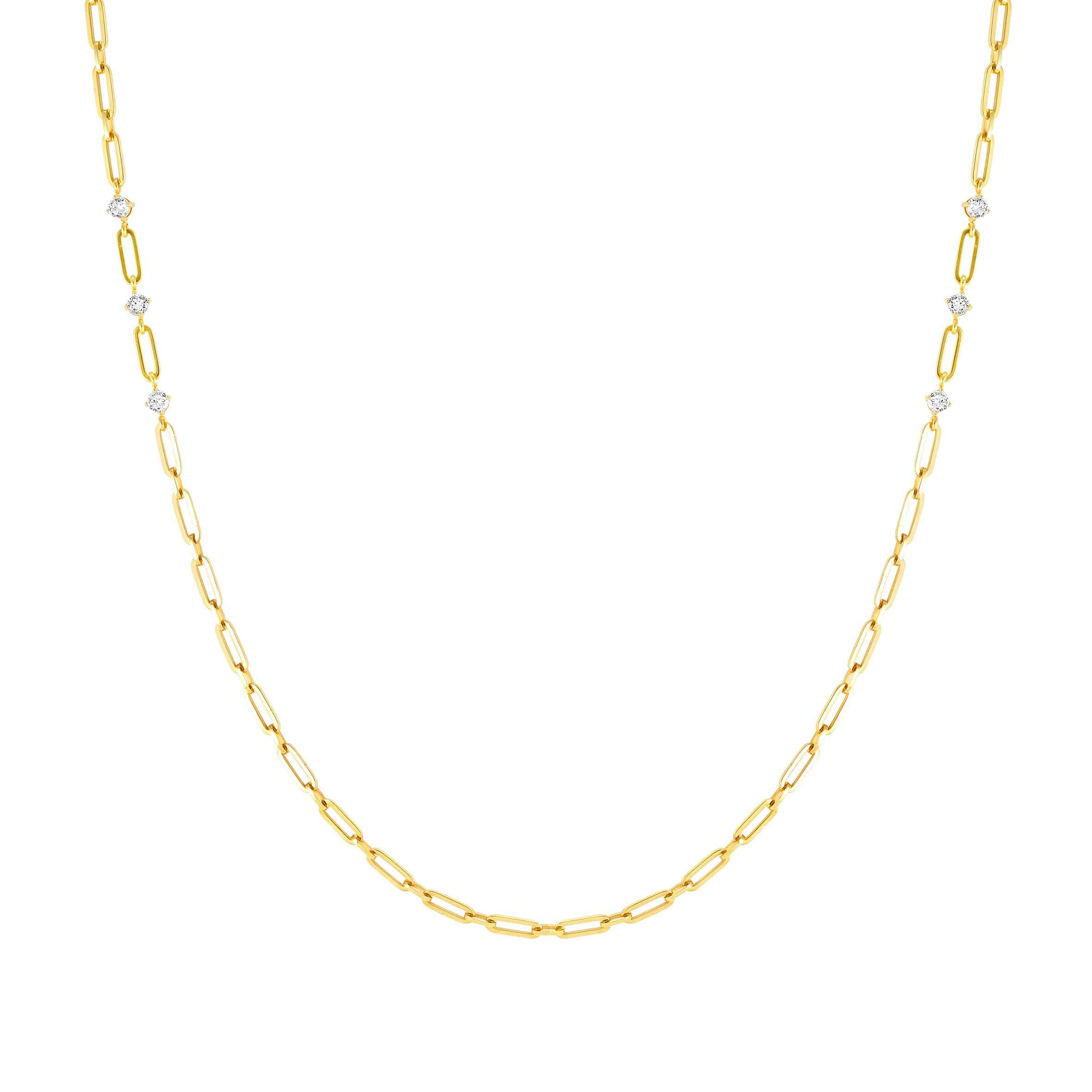 Nomination Collana Chainsofstyle lunga con Cubic Zirconia