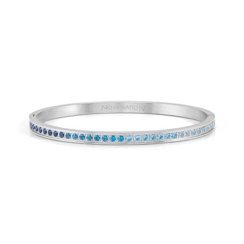 Pretty Bangles bracelet, Blue CZ Dégradé  Pretty Bangles bracelet, Blue CZ Dégradé 
