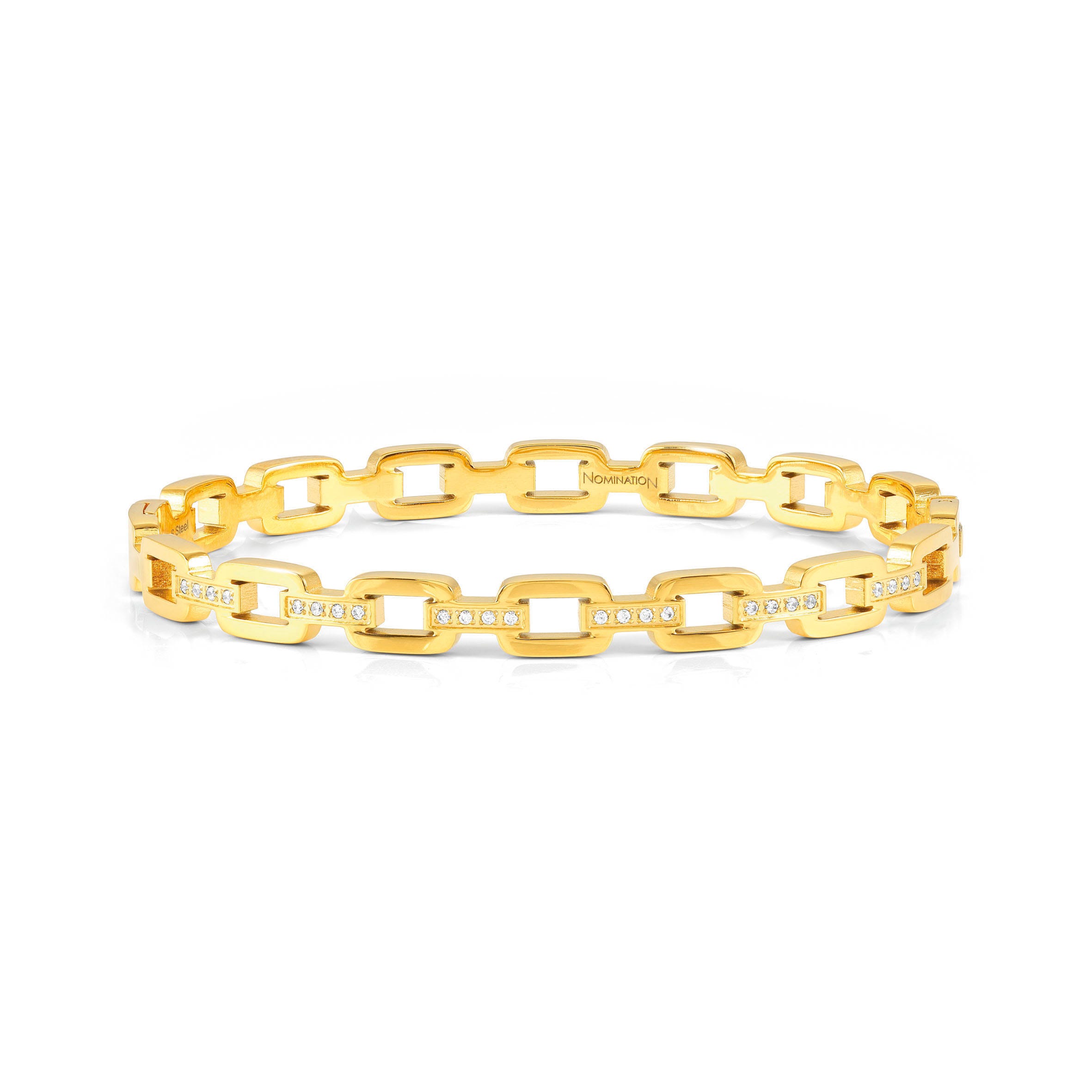 Nomination Bracciale Pretty Bangles Catena rigida e Zirconi