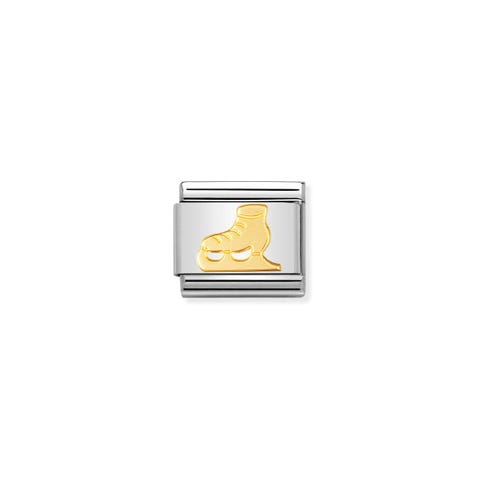 Composable Classic Link Eislaufen Link in Gold Symbol Sport