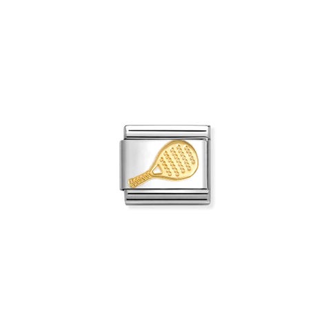 Link Composable Classic Racchetta di Padel Link con simbolo in oro giallo 750