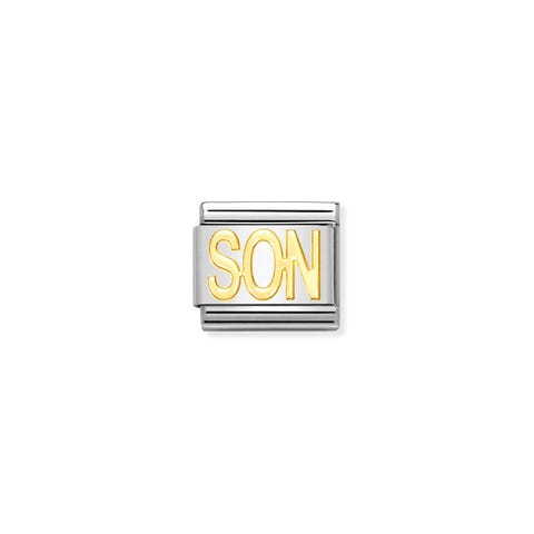 Composable Classic Link SON Gold Link in 750er Gelbgold Nachricht Familie