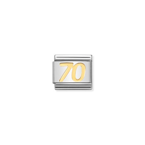 Link Composable Classic 70 Link en Oro 750 con número