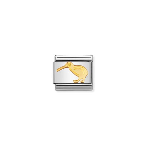 Composable Classic Link Kiwi Animal Link in bonded yellow gold