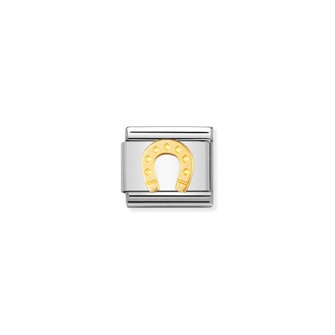Link Composable Classic en Oro Herradura Link en acero y Oro 750
