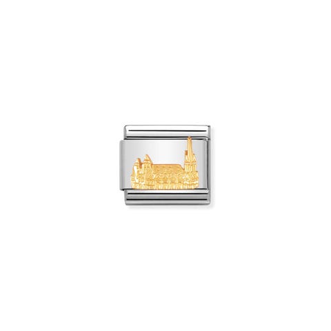 Composable Classic Link Wiener Dom Link 750er Gelbgold mit Wiener Bauwerk