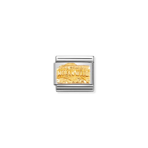 Link Composable Classic Hollywood Link avec symbole de Hollywood en Or 750