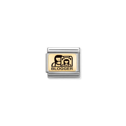 Composable Classic Link Blogger Stainless steel Link with 18K gold plate