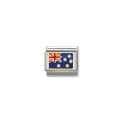 Link Composable Classic Drapeau Australie Link drapeau de l'Océanie en Acier