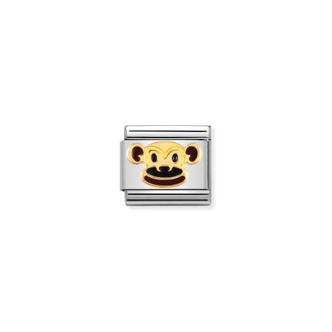 Link Composable Classic Singe Link avec symbole animal en Acier et Email