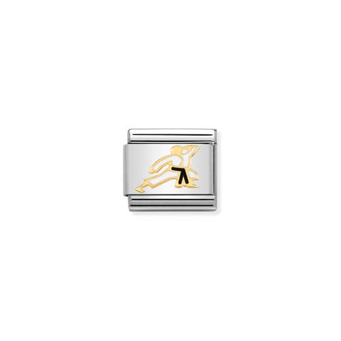 Composable Classic Karate Link Link with sports symbol sport in gold