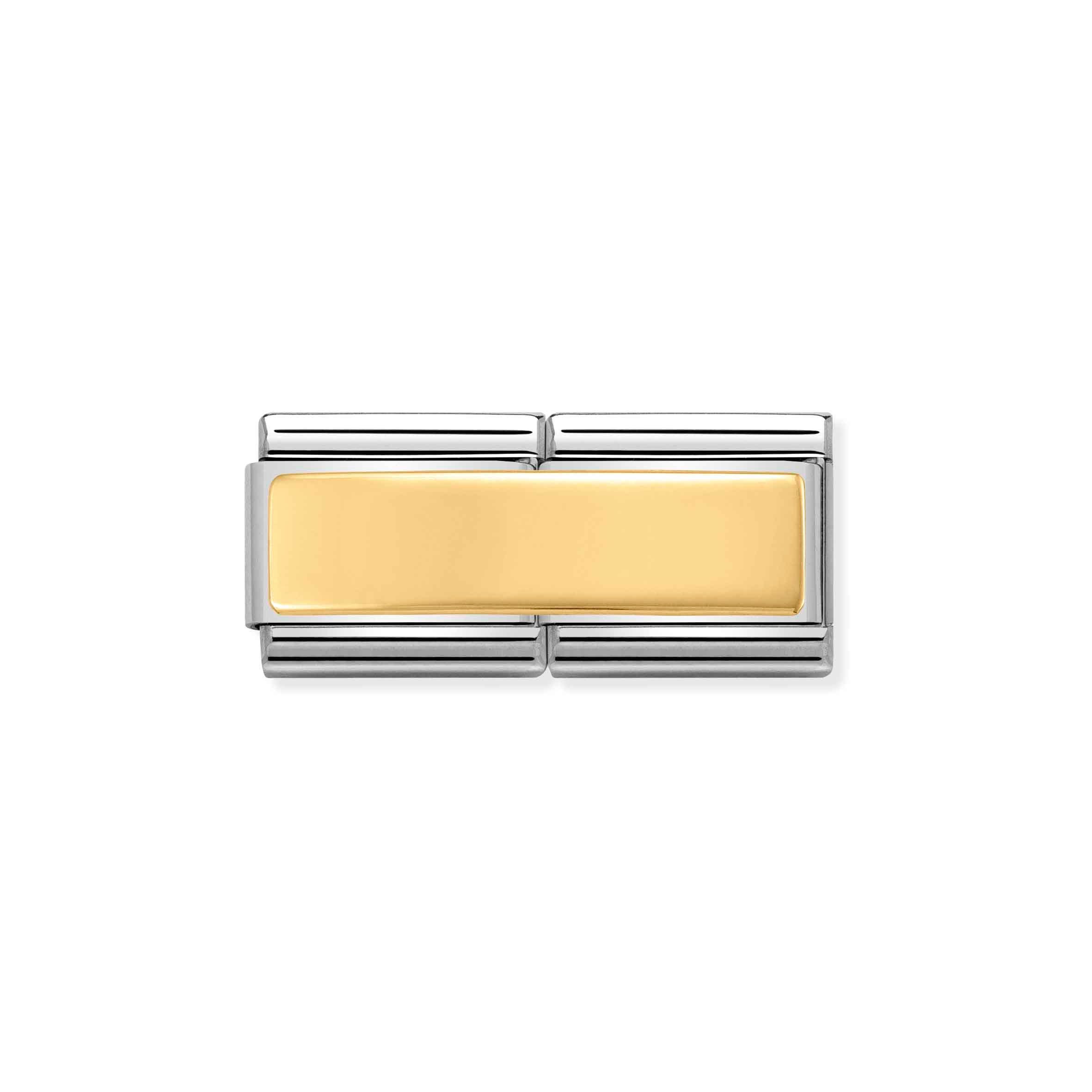 Nomination Doppio Link Composable Classic Placca incisibile in Oro