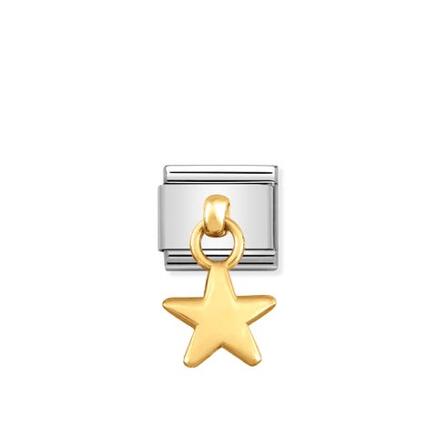 Composable Classic Link bonded yellow gold Star Pendant Star Link in bonded yellow gold