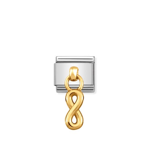 Composable Classic Link bonded yellow gold Infinity Forever Love Link in bonded yellow gold