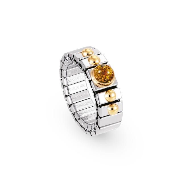 opslag makkelijk te gebruiken atomair Stretch Ring withNatural HardStones | Nomination