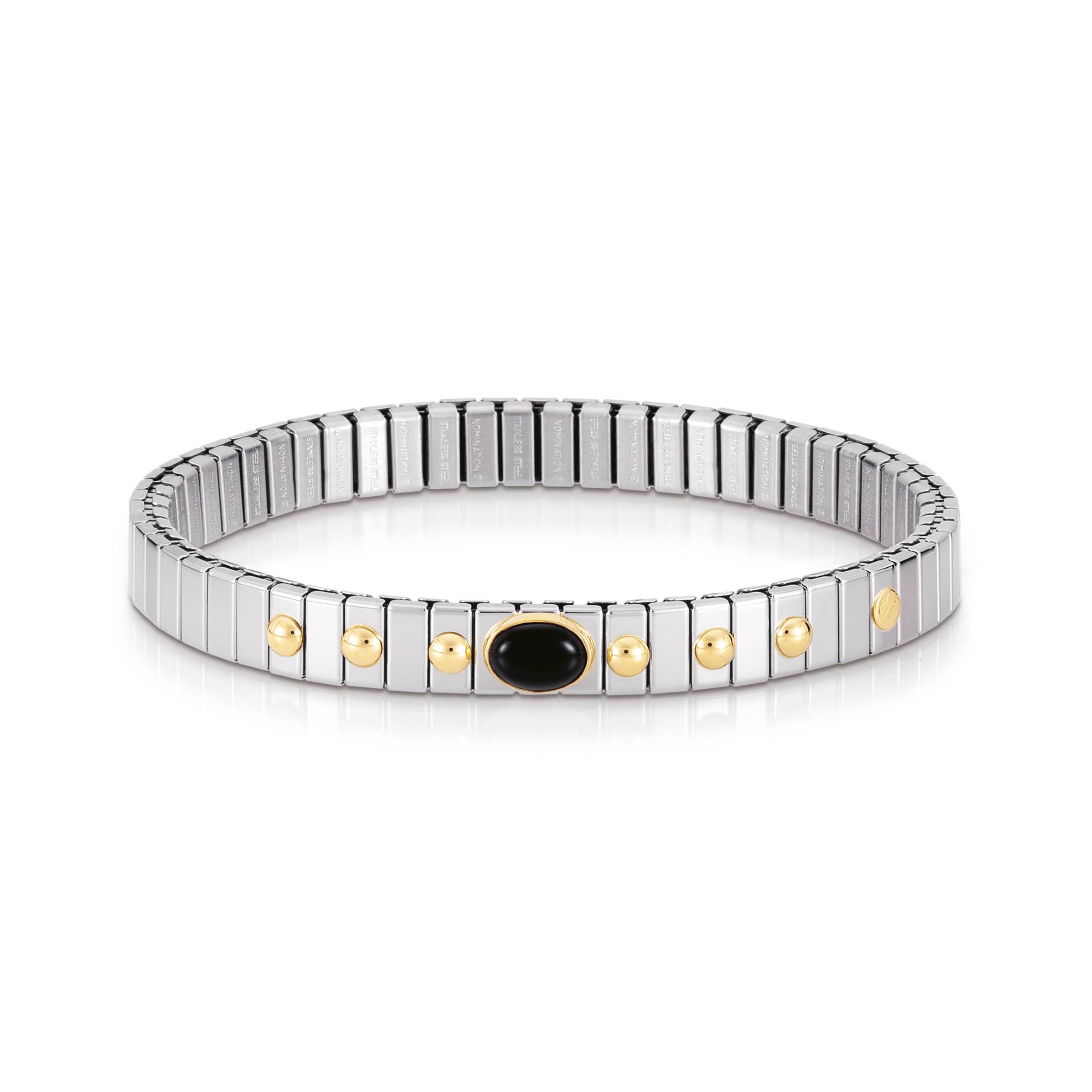 Nomination Bracciale estensibile con Pietra dura ovale