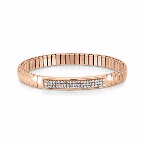 Glitter Stretch bracelet with Stones Bracelet in stainless steel with Crystals