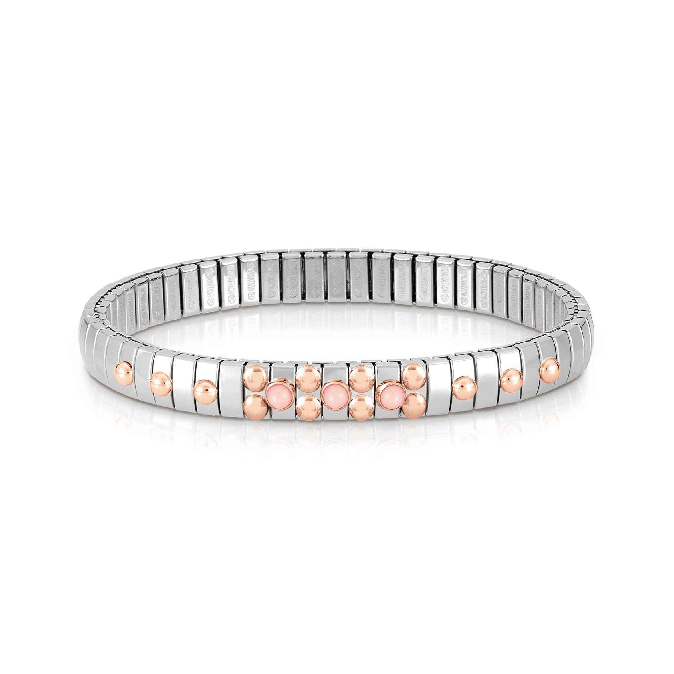 Nomination Bracciale Extension con Pietre colorate naturali